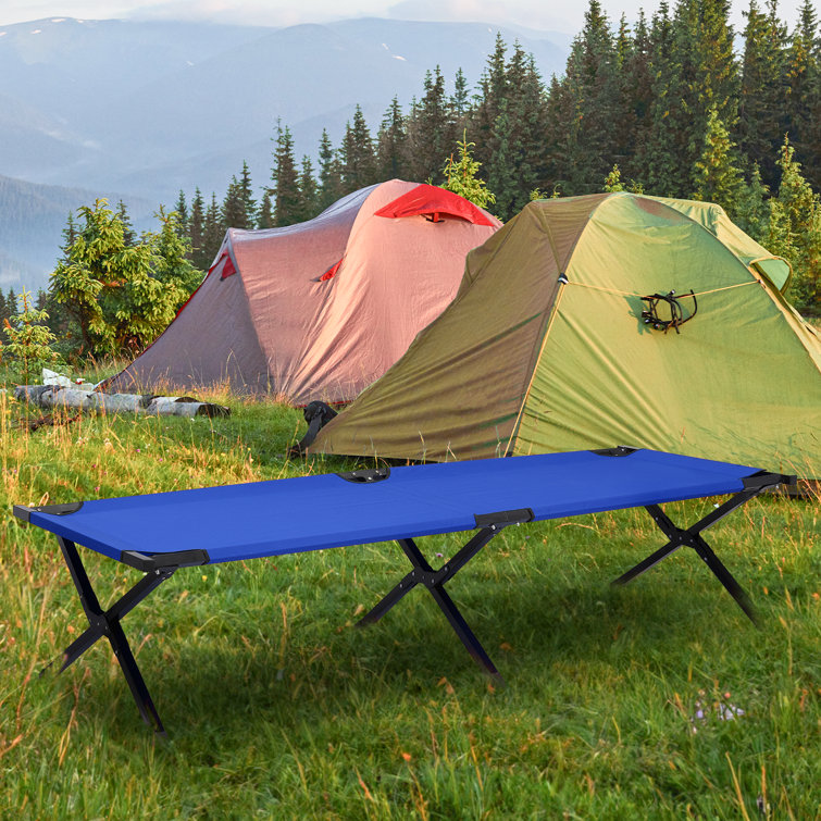 Camping bed clearance frame